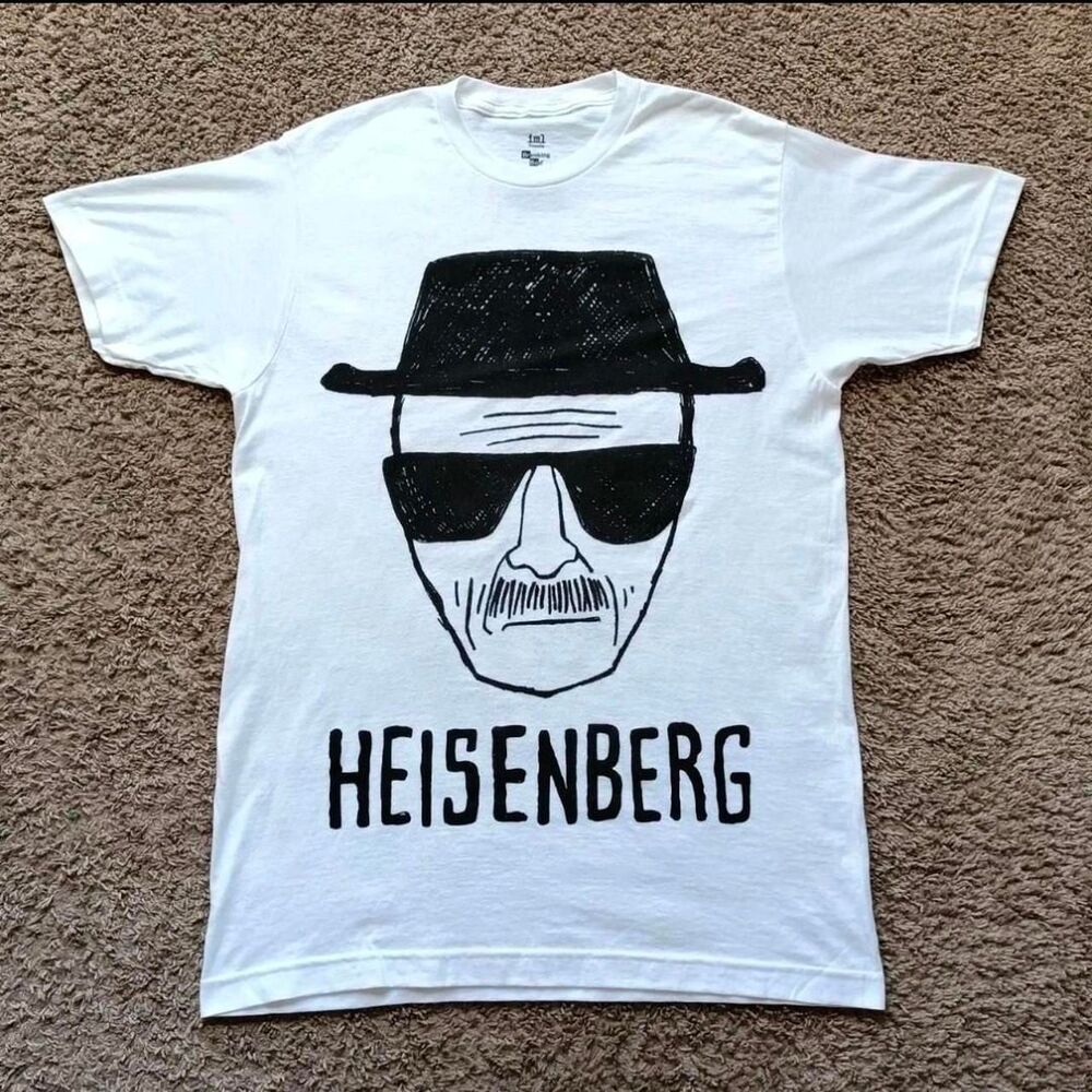 Breaking Bad T-Shirt Men's Size Medium Graphic Print White Shirt
